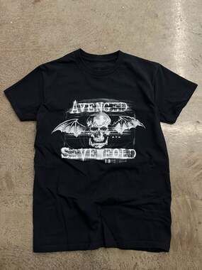 Avenged Sevenfold Static Deathbat Graphic T-Shirt